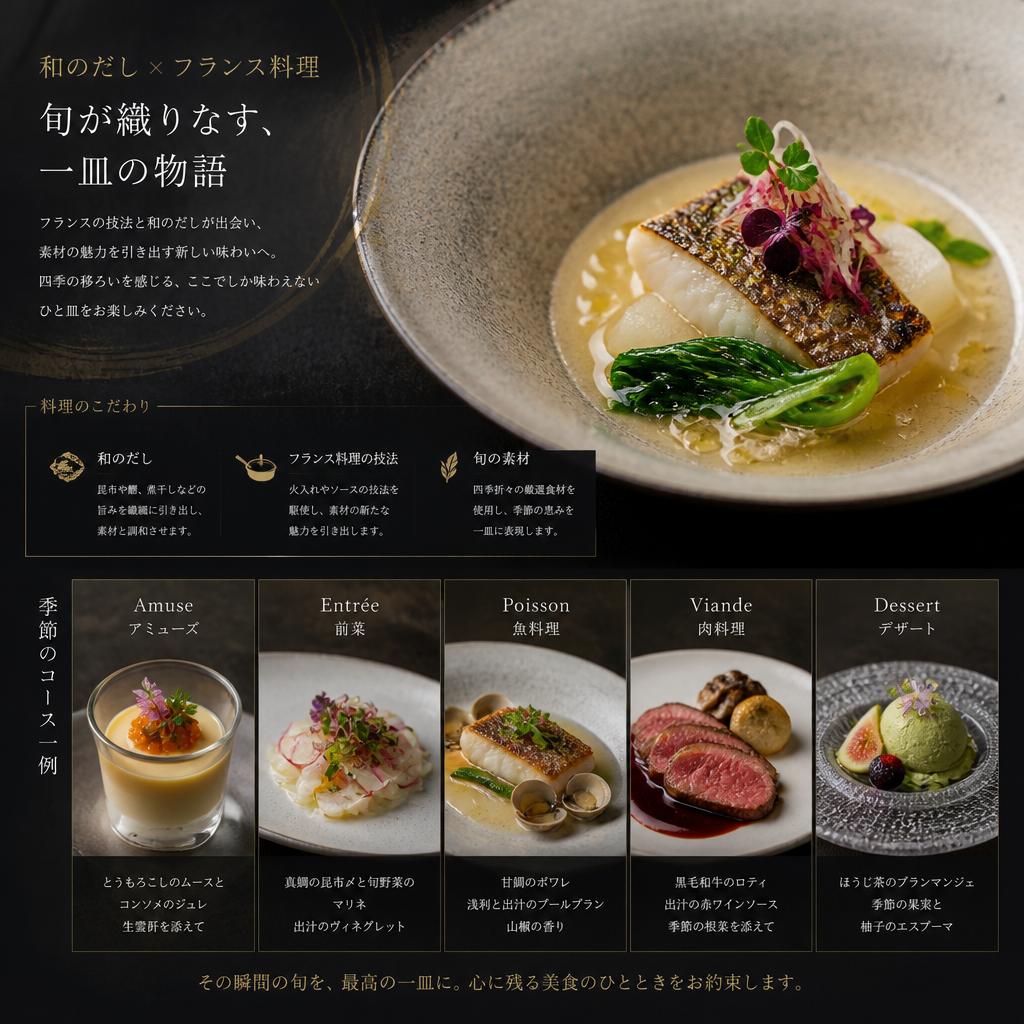 こだわりの創作料理