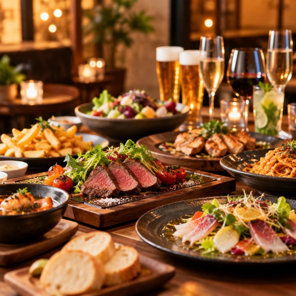 6,000円の飲み放題コースで、会話も料理も心ゆくまで
